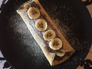 crepe di cacao e nocciole