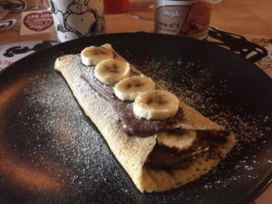 crepe di cacao e nocciole