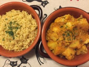 curry cavolfiore e patate